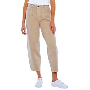NWT a.n.a. Womens High Rise Balloon Jean Khaki Color Size 18 petite